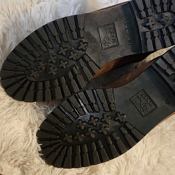 ROCKY OIL RESISTANT MADE IN GOOD OLDâUSAâLEATHERâ CANVASâWOMANS 8 - Picture 12 of 16